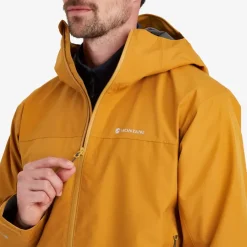 Waterproof Jackets-Montane Mens Spirit Jacket - Flame Orange