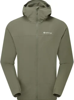 Softshell Jackets-Montane Mens Tenacity Hoodie - Caper