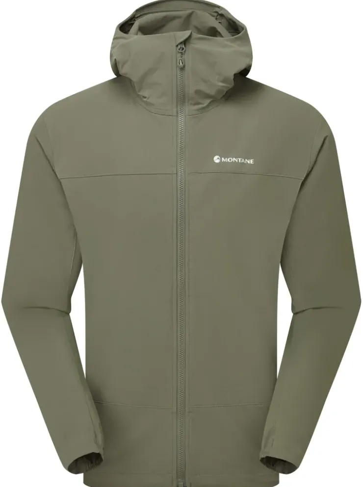 Softshell Jackets-Montane Mens Tenacity Hoodie - Caper