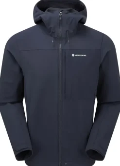Softshell Jackets-Montane Mens Tenacity XT Hoodie - Eclipse Blue