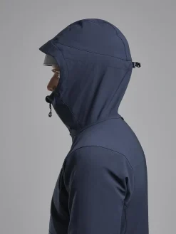 Softshell Jackets-Montane Mens Tenacity XT Hoodie - Eclipse Blue