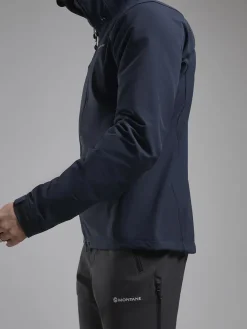 Softshell Jackets-Montane Mens Tenacity XT Hoodie - Eclipse Blue