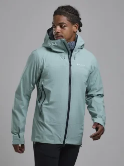Waterproof Jackets-Montane Mens Torren Jacket - Sea Mist