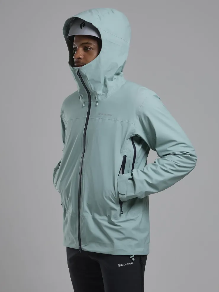 Waterproof Jackets-Montane Mens Torren Jacket - Sea Mist