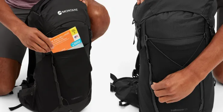 Day Packs-Montane Mens Trailblazer 25 Rucksack - Black