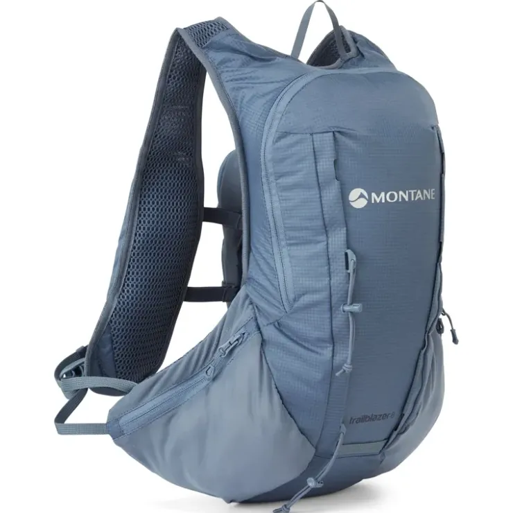 Fast & Light Rucksacks And Vests-Montane Mens Trailblazer 8 Rucksack - Stone Blue