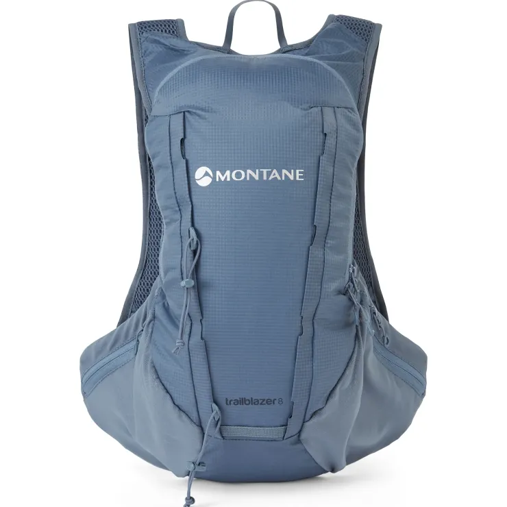 Fast & Light Rucksacks And Vests-Montane Mens Trailblazer 8 Rucksack - Stone Blue