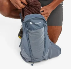 Fast & Light Rucksacks And Vests-Montane Mens Trailblazer 18 Rucksack - Stone Blue