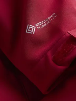 Softshell Jackets-Montane Mens Windjammer XPD Hoodie - Acer Red
