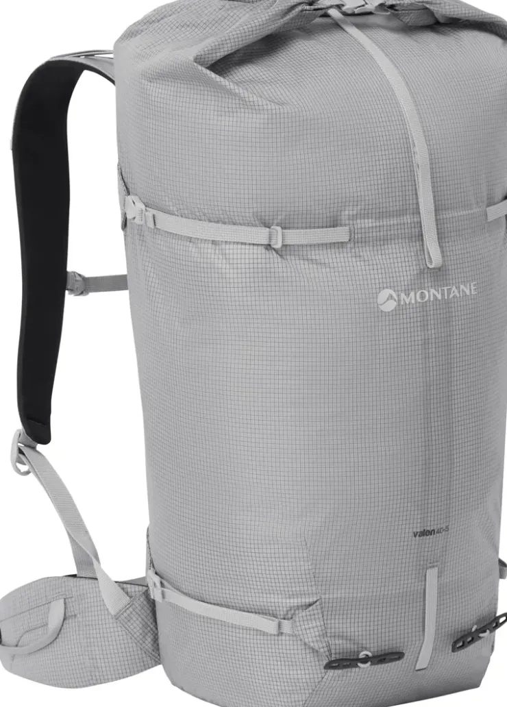 Backpacking Packs-Montane Valen 40+5L Rucksack - Pebble Blue