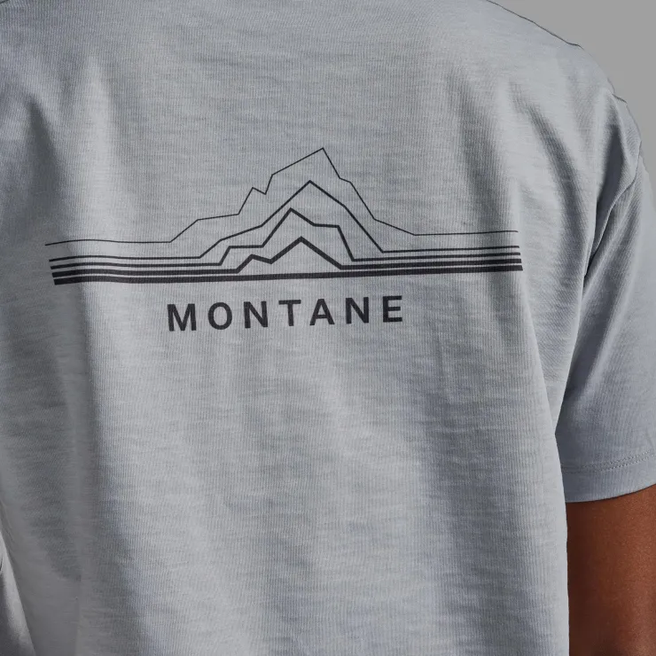 T-Shirts & Baselayers-Montane Womens Alhena Mountain 25 T-Shirt - Pebble Blue