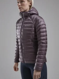 Insulated Jackets-Montane Womens Anti-Freeze Hoodie - Moonscape