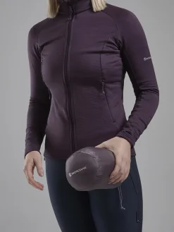 Insulated Jackets-Montane Womens Anti-Freeze Hoodie - Moonscape