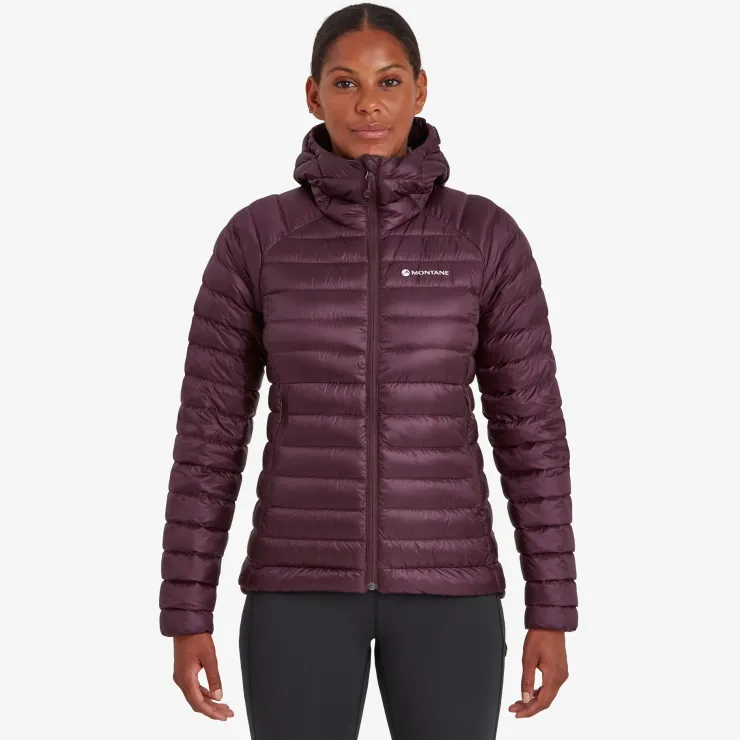 Insulated Jackets-Montane Womens Anti-Freeze Hoodie - Saskatoon Berry