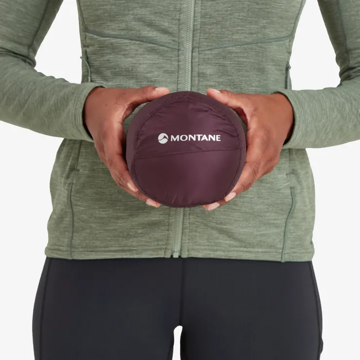 Insulated Jackets-Montane Womens Anti-Freeze Hoodie - Saskatoon Berry
