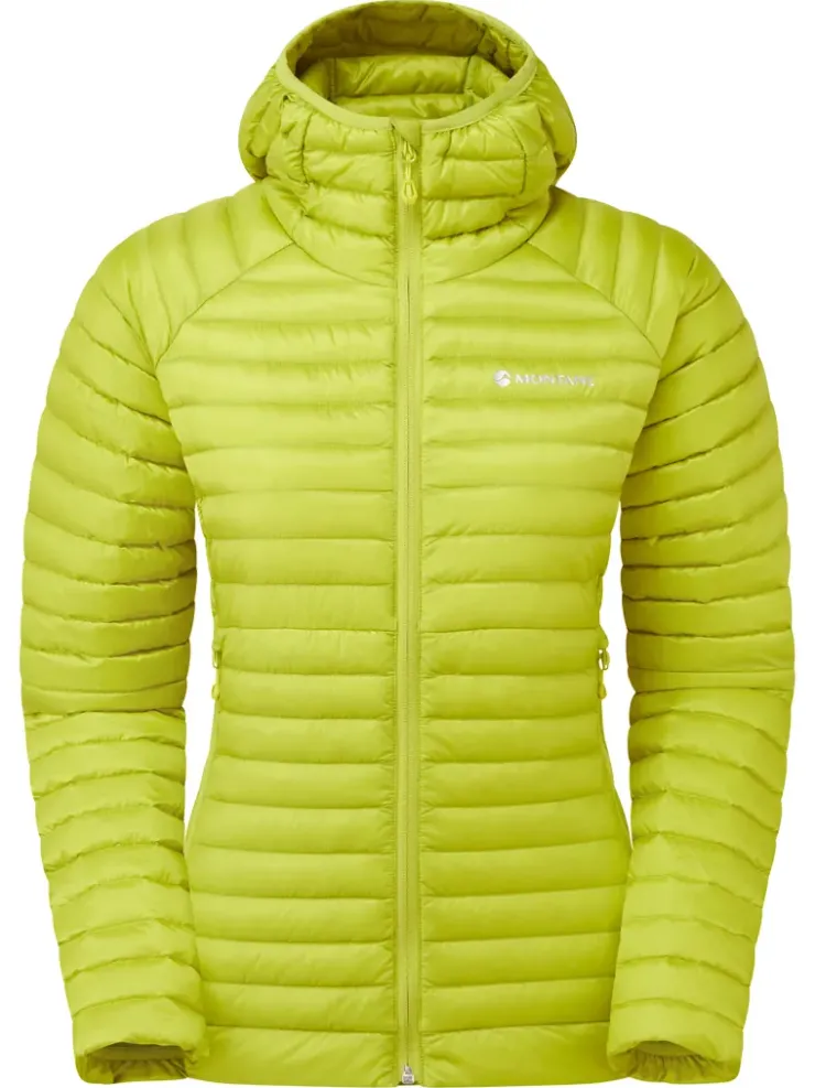 Insulated Jackets-Montane Womens Anti-Freeze Lite Hoodie - Citrus Spring