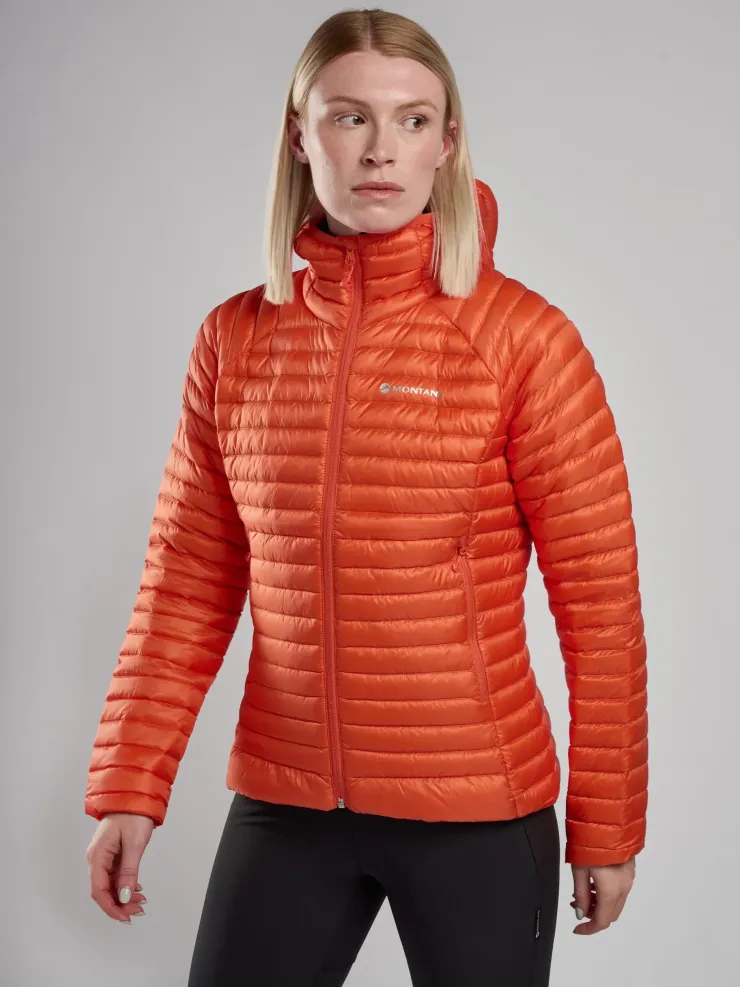 Insulated Jackets-Montane Womens Anti-Freeze Lite Hoodie - Tigerlily