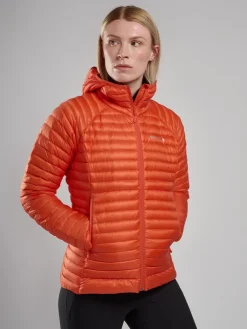 Insulated Jackets-Montane Womens Anti-Freeze Lite Hoodie - Tigerlily