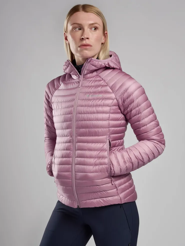 Insulated Jackets-Montane Womens Anti-Freeze Lite Hoodie - Allium