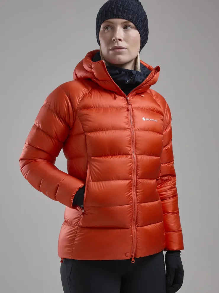 Insulated Jackets-Montane Womens Anti-Freeze XT Hoodie - Tigerlily