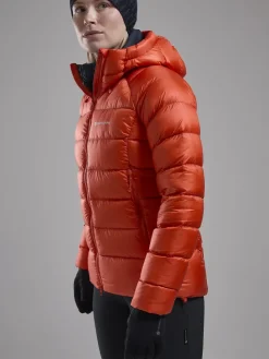 Insulated Jackets-Montane Womens Anti-Freeze XT Hoodie - Tigerlily