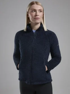 Fleece & Mid Layer-Montane Womens Caldus Jacket - Eclipse Blue