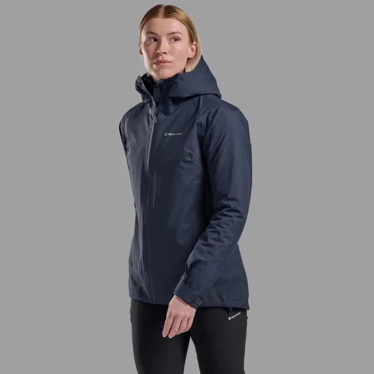 Waterproof Jackets-Montane Womens Cetus Jacket - Eclipse Blue