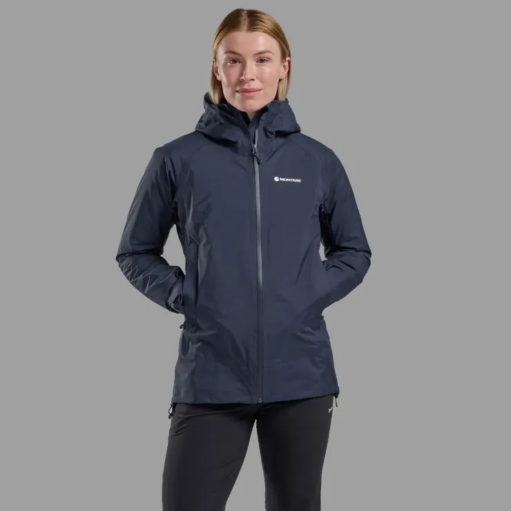 Waterproof Jackets-Montane Womens Cetus Jacket - Eclipse Blue