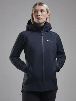 Waterproof Jackets-Montane Womens Cetus Lite Jacket - Eclipse Blue