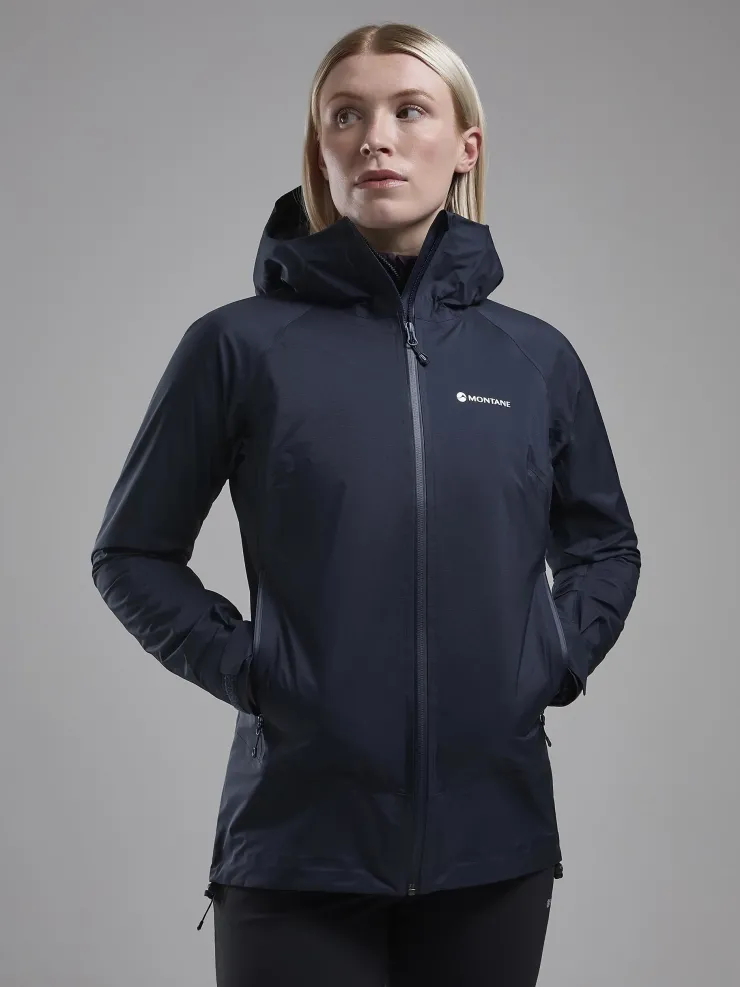 Waterproof Jackets-Montane Womens Cetus Lite Jacket - Eclipse Blue