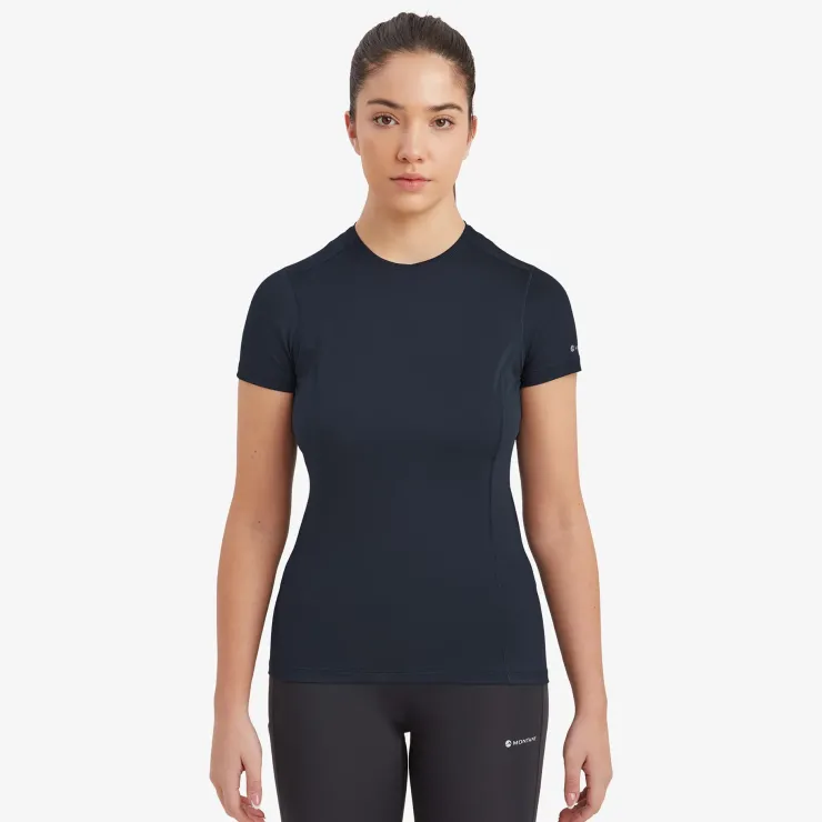 T-Shirts & Baselayers-Montane Womens Dart Lite T-Shirt - Eclipse Blue