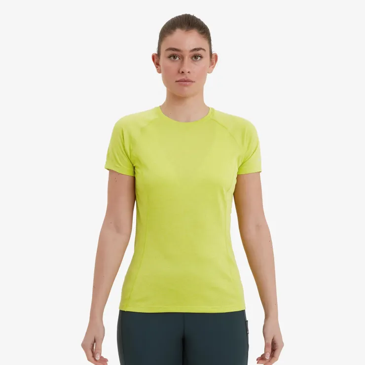 T-Shirts & Baselayers-Montane Womens Dart T-Shirt - Citrus Spring