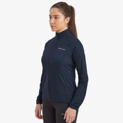 Windshirts-Montane Womens Featherlite Jacket - Eclipse Blue