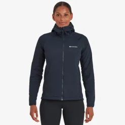 Insulated Jackets-Montane Womens Fireball Lite Hoodie - Eclipse Blue