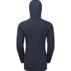Fleece & Mid Layer-Montane Womens Fury Hoodie - Eclipse Blue