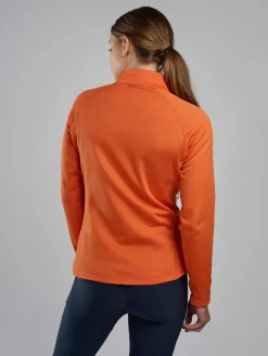 Fleece & Mid Layer-Montane Womens Fury Lite Jacket - Tigerlily