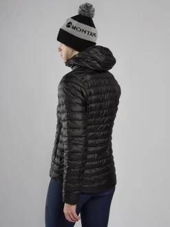 Insulated Jackets-Montane Womens Icarus Hoodie - Black