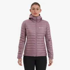 Insulated Jackets-Montane Womens Icarus Lite Hoodie - Moonscape