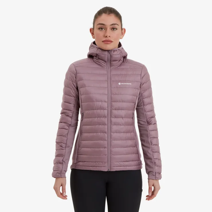 Insulated Jackets-Montane Womens Icarus Lite Hoodie - Moonscape