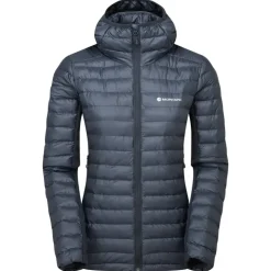 Insulated Jackets-Montane Womens Icarus Lite Hoodie - Eclipse Blue