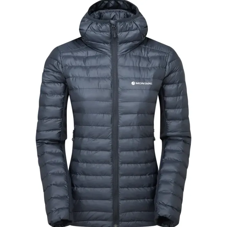Insulated Jackets-Montane Womens Icarus Lite Hoodie - Eclipse Blue