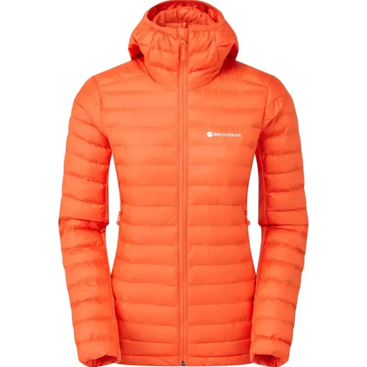 Insulated Jackets-Montane Womens Icarus Lite Hoodie - Tigerlily