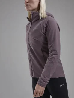 Softshell Jackets-Montane Womens Khamsin Hoodie - Moonscape