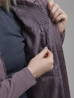 Softshell Jackets-Montane Womens Khamsin Hoodie - Moonscape
