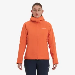Waterproof Jackets-Montane Womens Phase Lite Jacket - Tigerlily