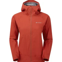 Waterproof Jackets-Montane Womens Phase Nano Jacket - Saffron Red