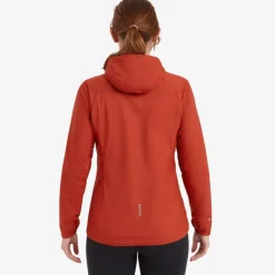 Waterproof Jackets-Montane Womens Phase Nano Jacket - Saffron Red