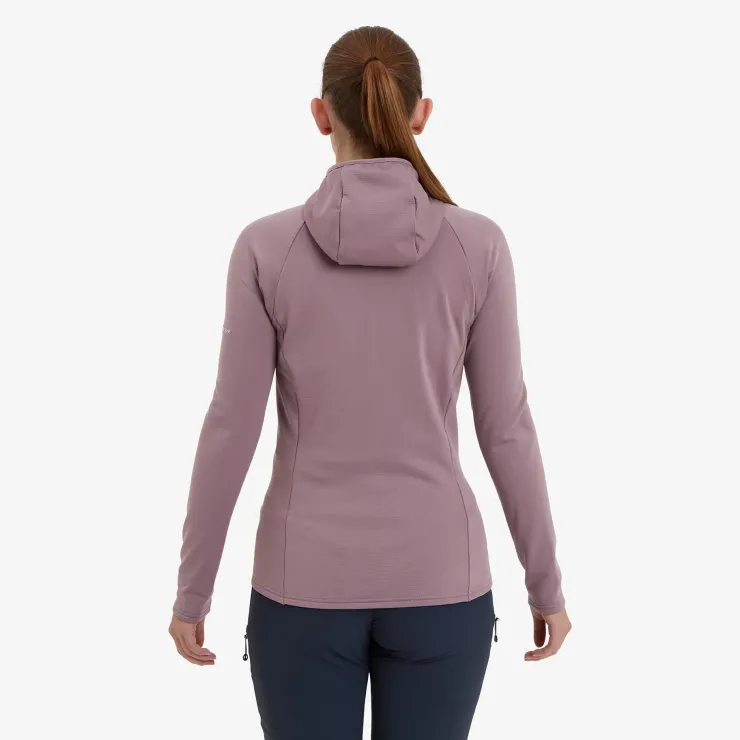 Fleece & Mid Layer-Montane Womens Protium Hoodie - Moonscape