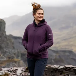 Fleece & Mid Layer-Montane Womens Protium XT Hoodie - Mulberry
