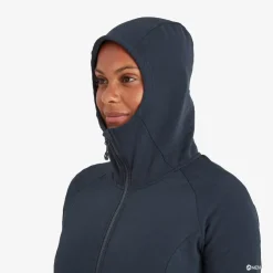 Fleece & Mid Layer-Montane Womens Protium XT Hoodie - Eclipse Blue